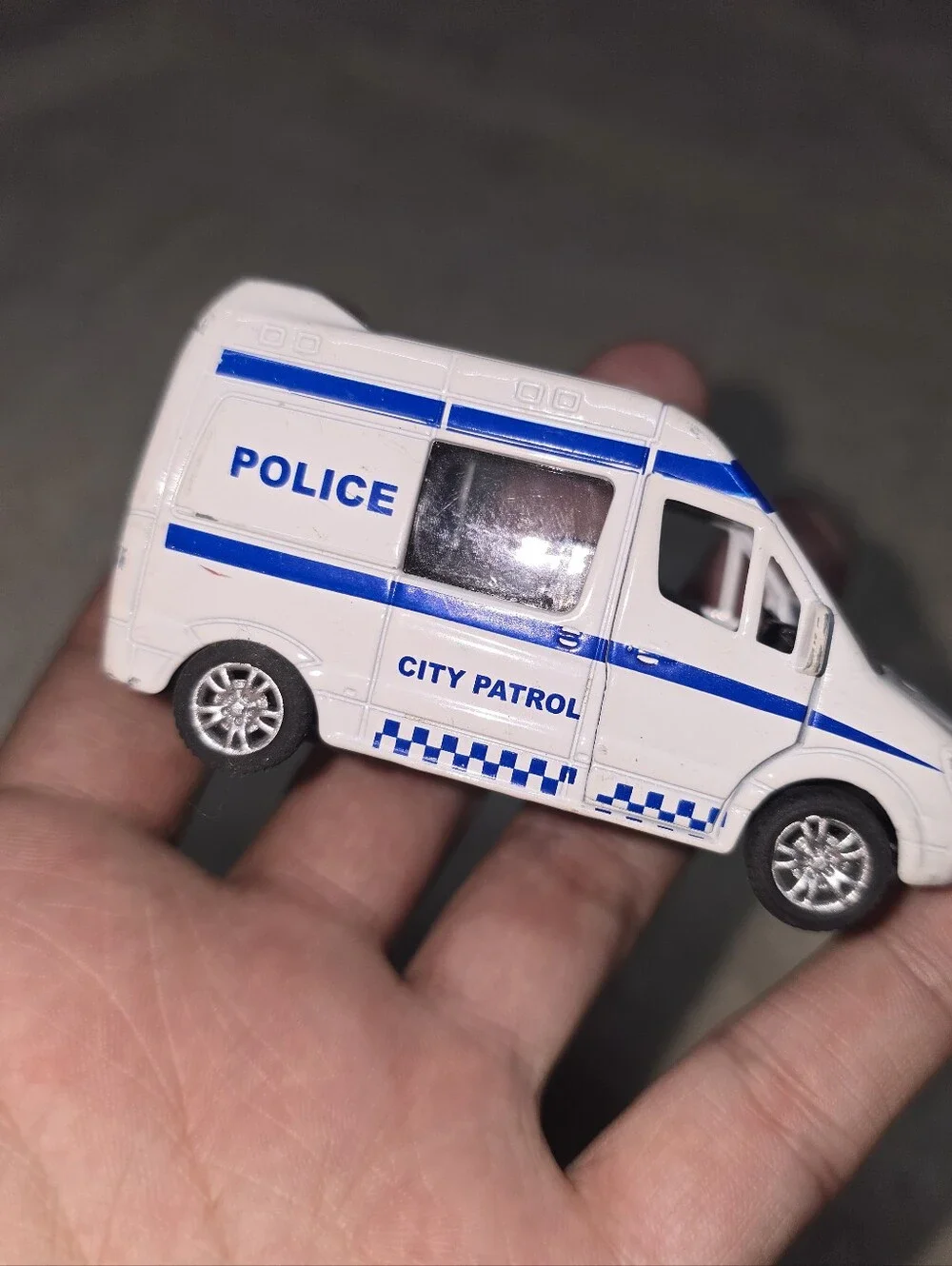 Police City Patrol Diecast Car Miniauto Pull Back Car
